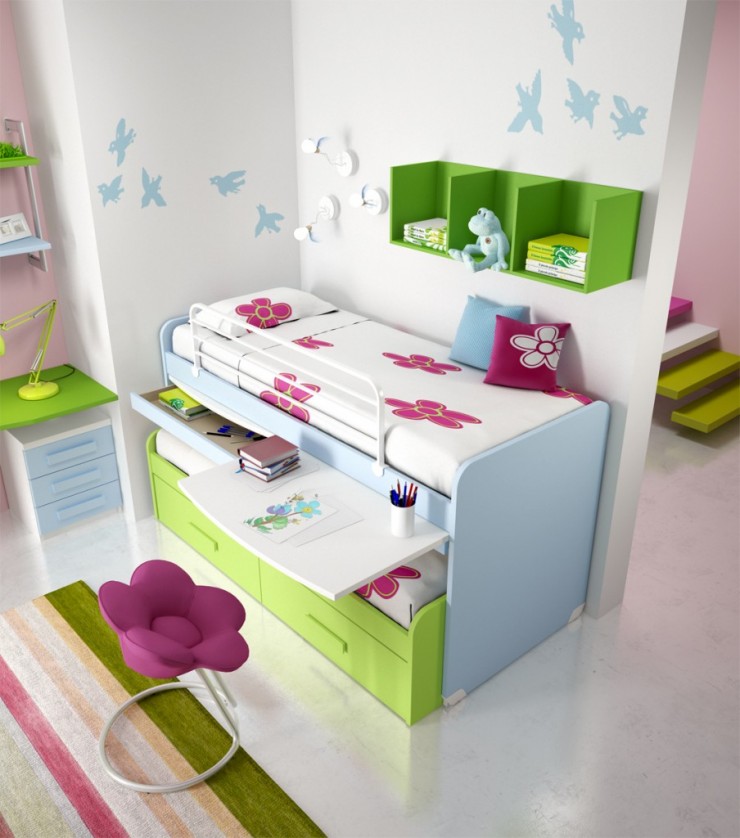 bunk_beds_for_girls 双层床的女孩