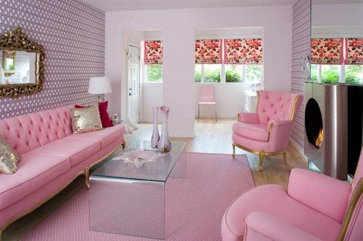 pink_living_room_justin 粉红色客厅设计colin和Justin