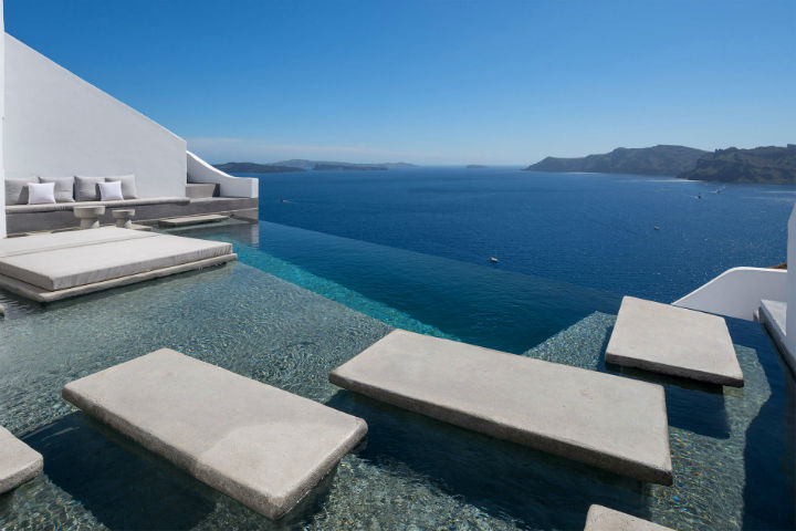 在Oia Santorini5的豪华套房酒店